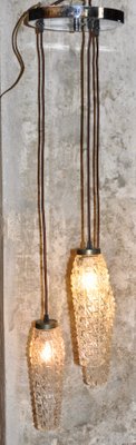 Cascading Ceiling Lamp with 3 Shades, 1960s-ROJ-864667