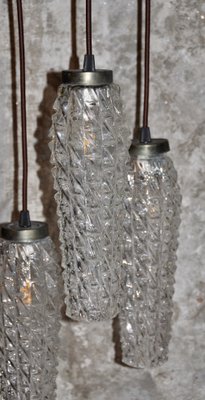 Cascading Ceiling Lamp with 3 Shades, 1960s-ROJ-864667