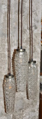 Cascading Ceiling Lamp with 3 Shades, 1960s-ROJ-864667