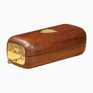 Case in Wood and Brass with Key-EMZ-1291709