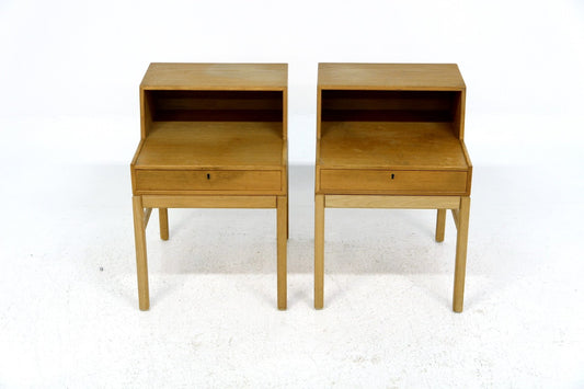 Casino Bedside Tables by Sven Engström & Gunnar Myrstrand for Tingströms, Sweden, 1960s, Set of 2