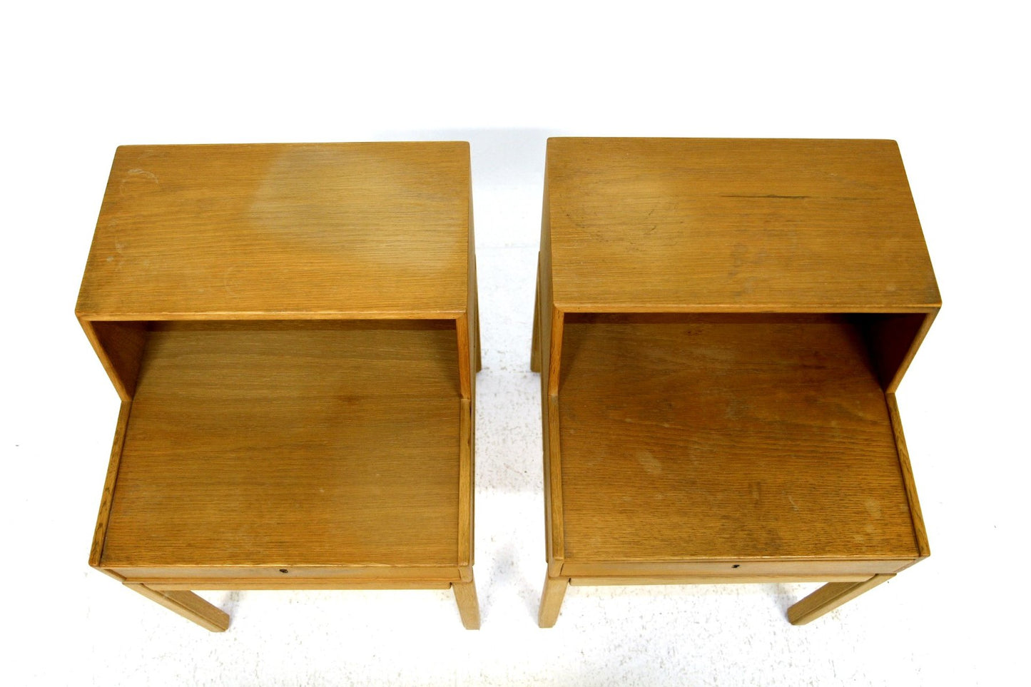 Casino Bedside Tables by Sven Engström & Gunnar Myrstrand for Tingströms, Sweden, 1960s, Set of 2