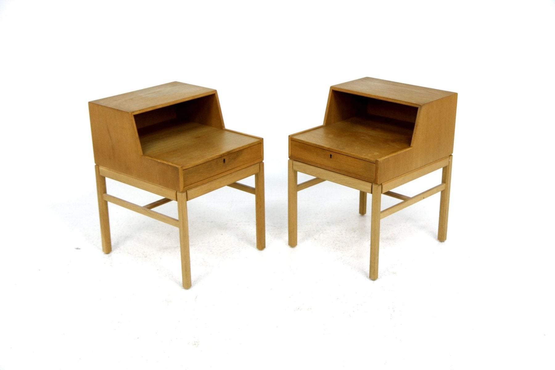 Casino Bedside Tables by Sven Engström & Gunnar Myrstrand for Tingströms, Sweden, 1960s, Set of 2-GEK-1111902