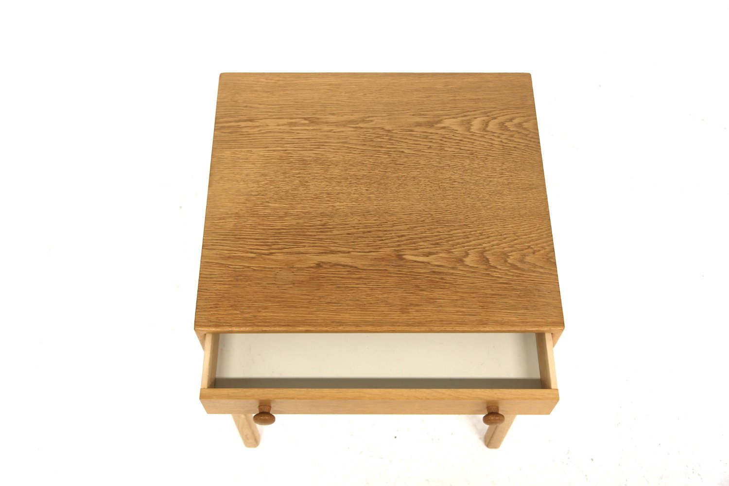 Casino Oak Bedside Table by Engström & Myrstran for Tingströms, Sweden, 1960s