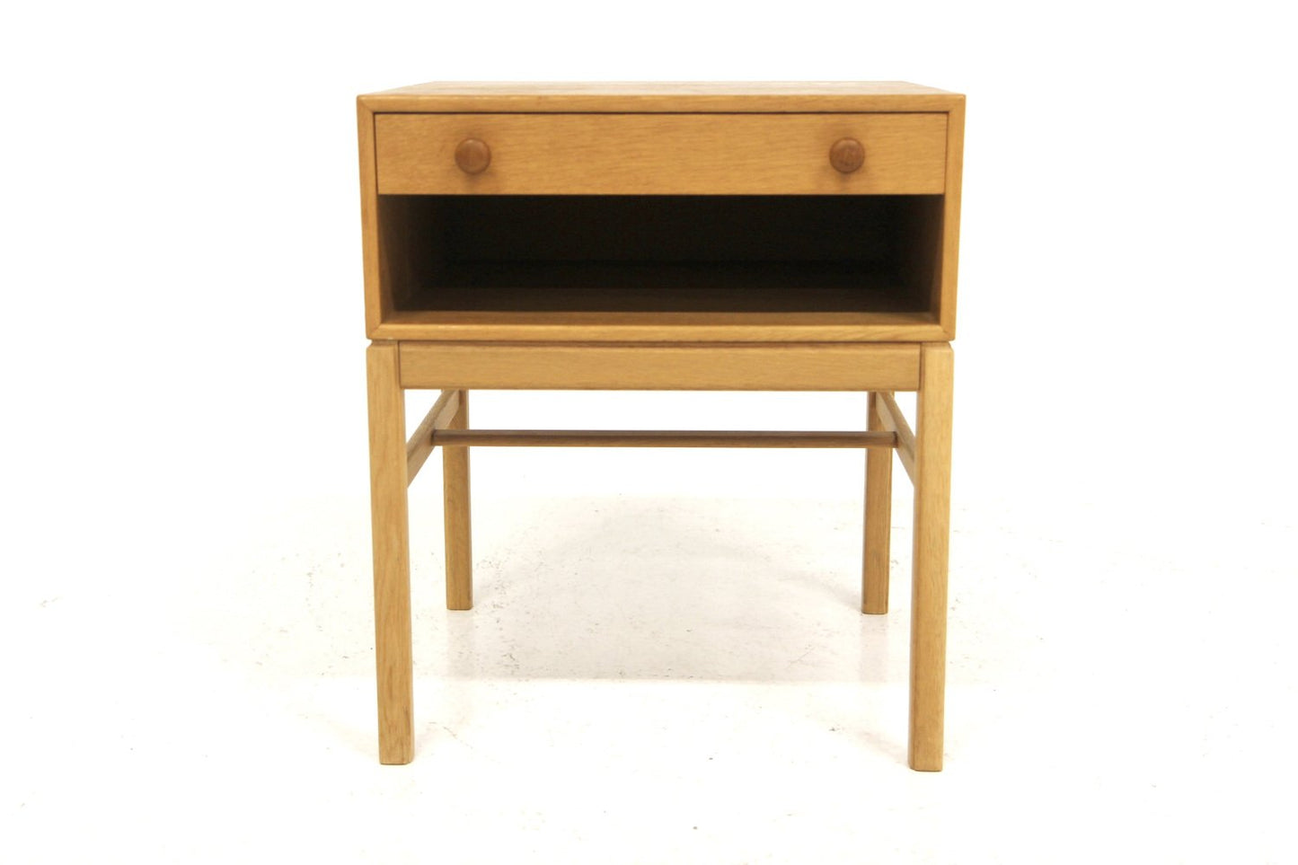 Casino Oak Bedside Table by Engström & Myrstran for Tingströms, Sweden, 1960s