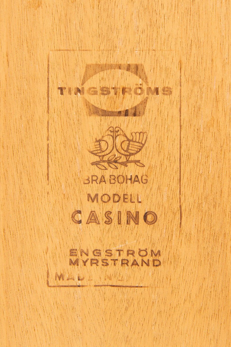 Casino Side Table by Sven Engström & Gunnar Myrstrand for Tingströms