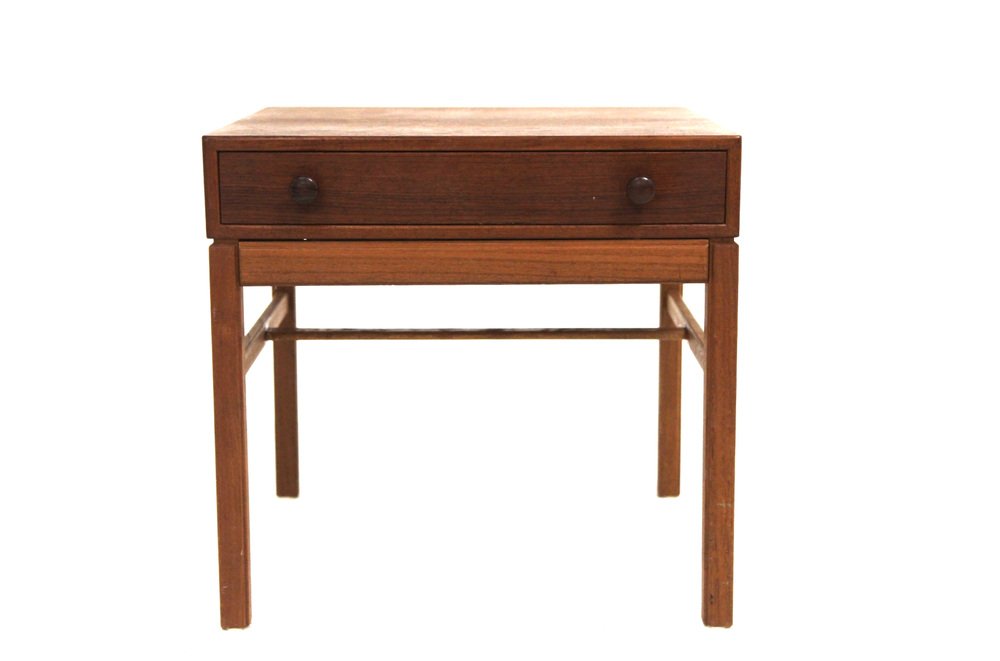 Casino Teak Bedside Table from Engström & Myrstran, Sweden, 1960s