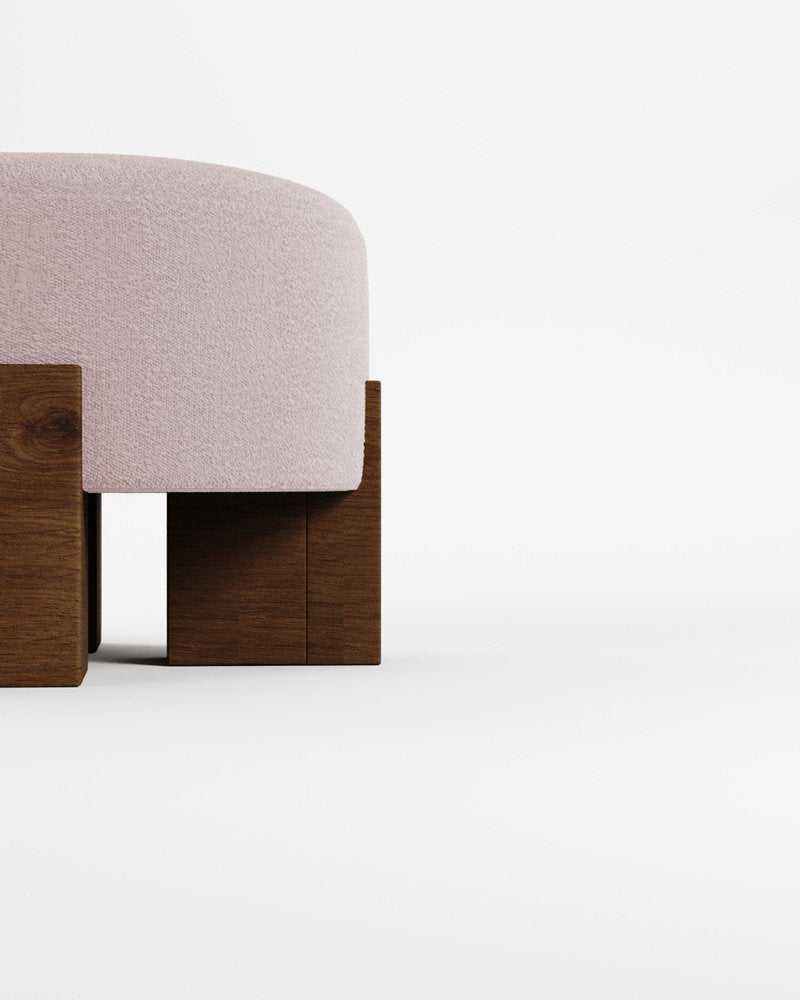 Cassete Pouf in Rose by Alter Ego for Collector