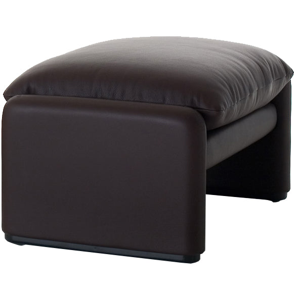 Cassina Maralunga 40 leather pouf