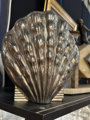 Cast Aluminium Shell Vase-BZK-1780690