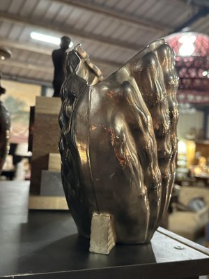 Cast Aluminium Shell Vase-BZK-1780690