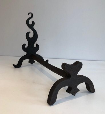 Cast and Wrought iron, French, 1940s, Set of 2-BA-873974