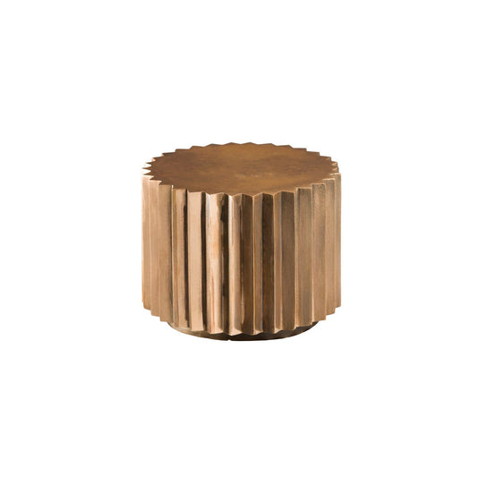 Cast Bronze Multifaceted Doris Side Table by Fred & Juul