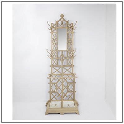 Cast Iron and Bamboo Coat Rack, 1900s-NYF-2019103