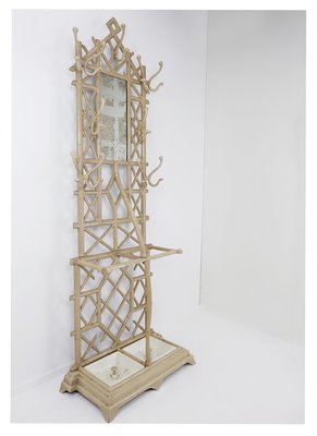 Cast Iron and Bamboo Coat Rack, 1900s-NYF-2019103