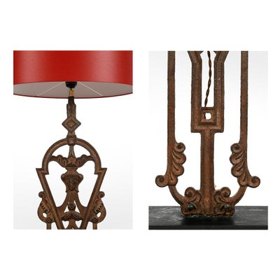 Cast Iron Balustrade Lamp-NQ-690077