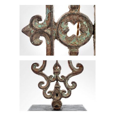 Cast Iron Balustrade Lamp-NQ-624766