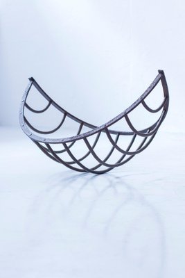 Cast Iron Basket or Sculpture-KO-1696551