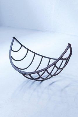 Cast Iron Basket or Sculpture-KO-1696551