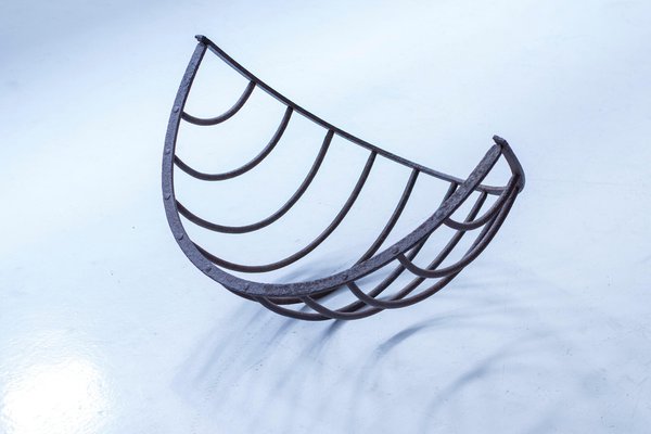 Cast Iron Basket or Sculpture-KO-1696551