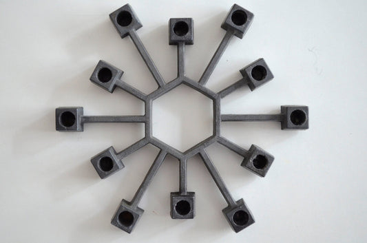 Cast Iron Candleholder by Jens H. Quistgaard for Paro, 1960s