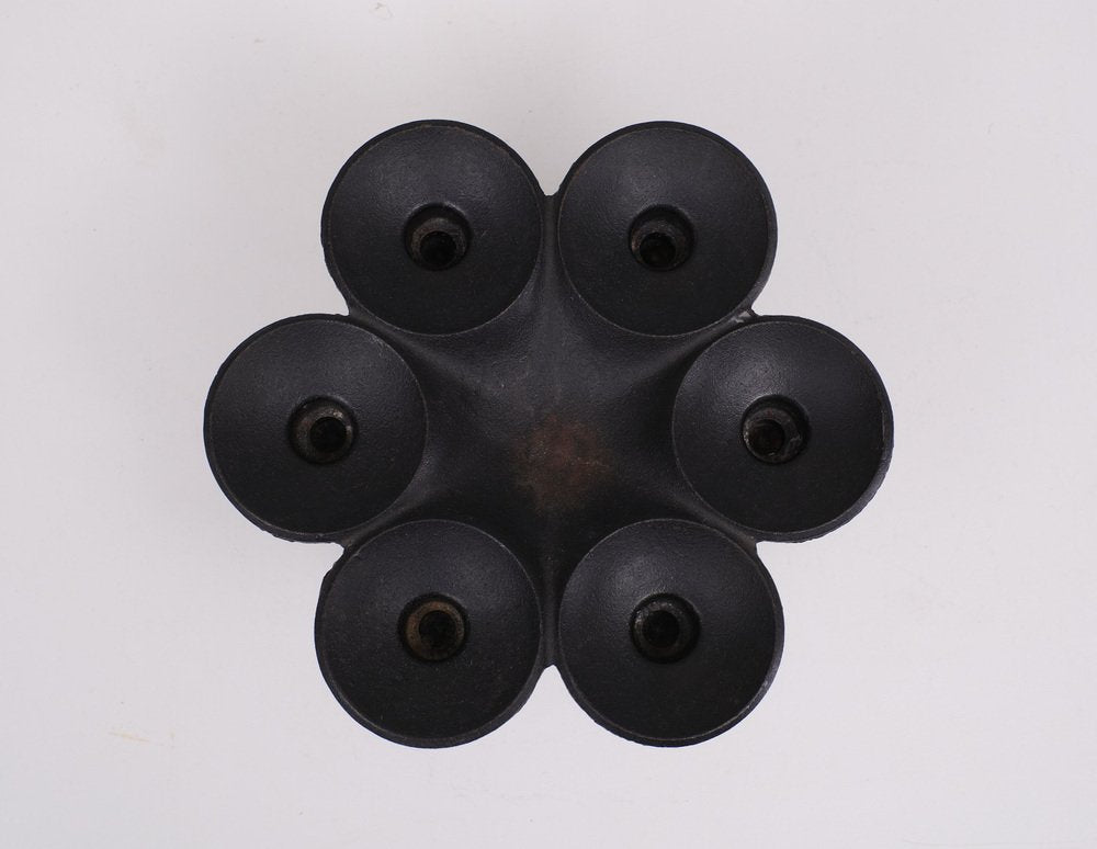 Cast Iron Candleholder from Holmgren Illums Bolighus, Denmark, 1968