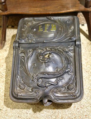 Cast Iron Foundry Foubrux or Coal Scuttle, Belgium, 1900s-MJY-1249745