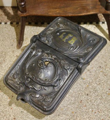 Cast Iron Foundry Foubrux or Coal Scuttle, Belgium, 1900s-MJY-1249745