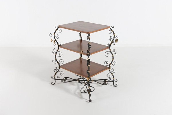 Cast Iron Side Table, Italy, 1970s-KMC-1386498