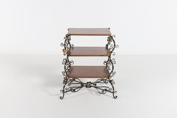 Cast Iron Side Table, Italy, 1970s-KMC-1386498