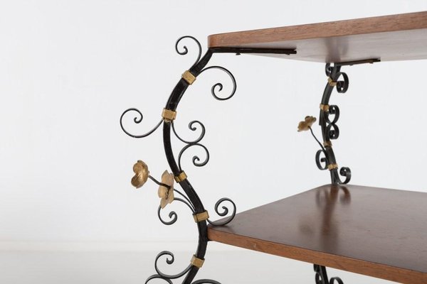 Cast Iron Side Table, Italy, 1970s-KMC-1386498