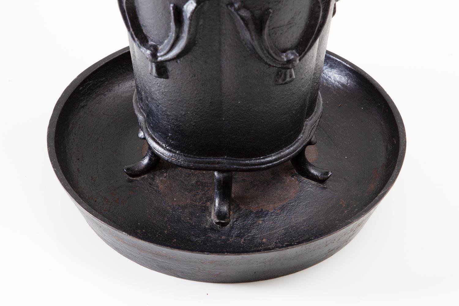 Cast Iron Umbrella Stand by Edvin Ollers for Nafveqvarns Bruk, 1930s