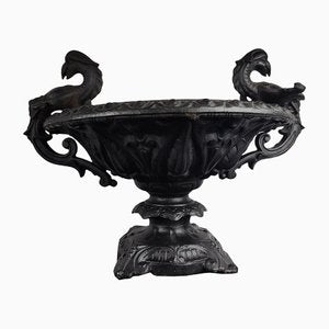 Cast Iron Vase with Griffins, 19th-Century-GKV-1336652