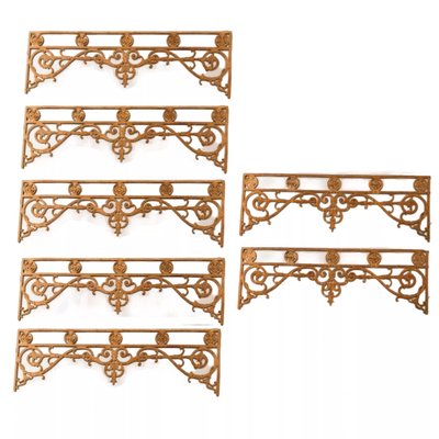 Cast Iron Window Bars, Set of 7-WMV-1129906