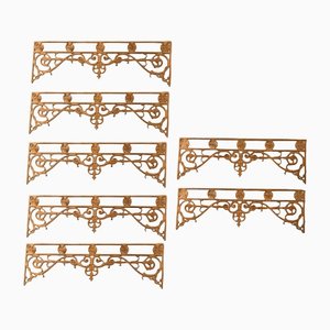 Cast Iron Window Bars, Set of 7-WMV-1129906