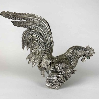 Cast Rooster Figurines, 1890s, Set of 2-TBU-2041458