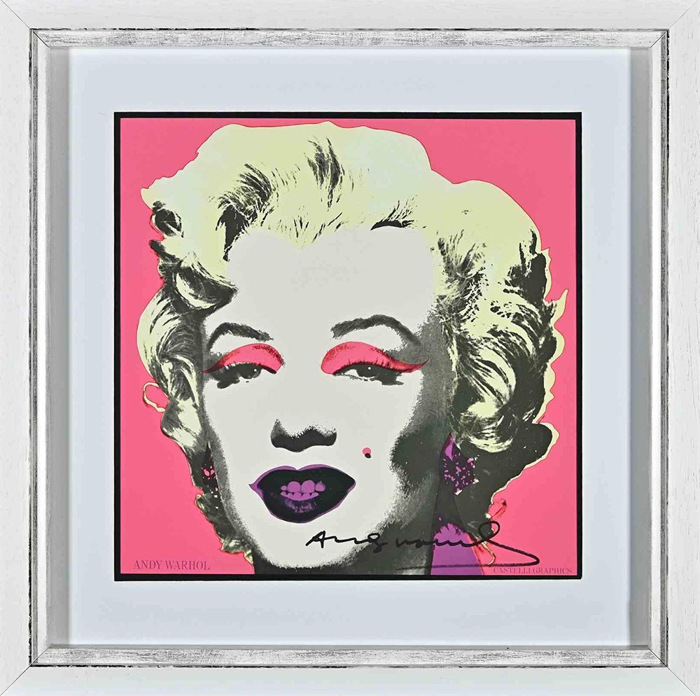 Castelli Graphics, Marilyn Monroe Announcement, Screen Print, 1981