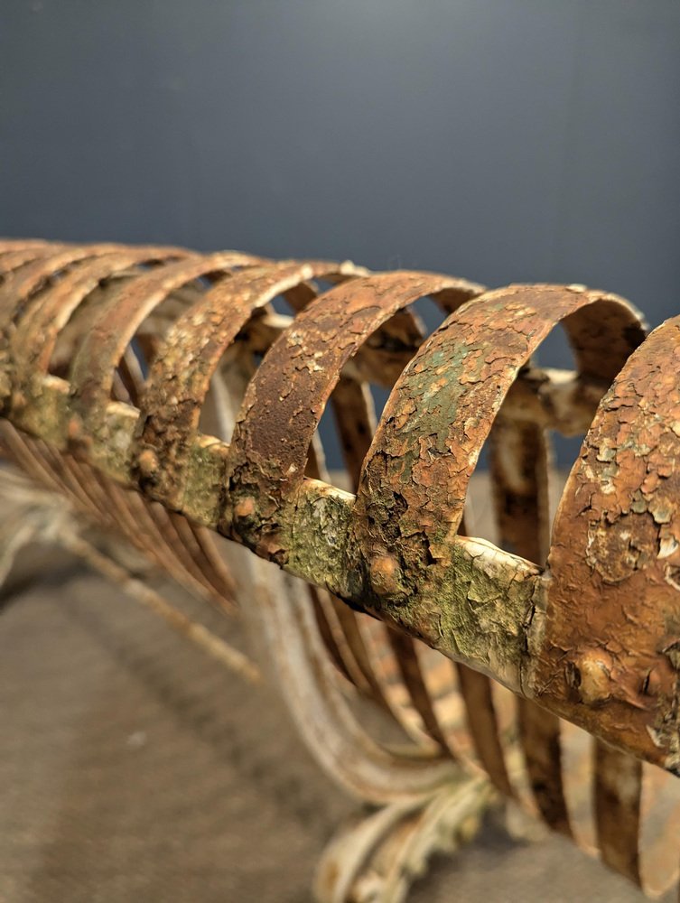 Castle Park Bench in Riveted and Cast Iron