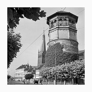 Castle Tower and St. Lambert's Church Dusseldorf, Germany 1937-DYV-995293