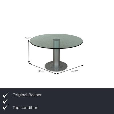 Castro Glass Dining Table from Bacher-RQW-2041473