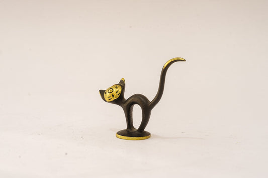 Cat Figurine by Walter Bosse for Herta Baller, Vienna, 1950s