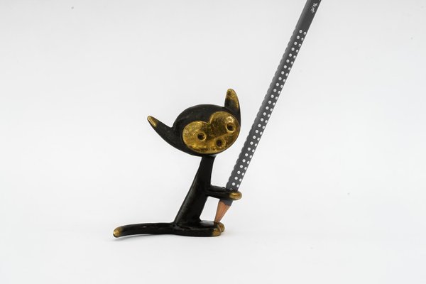 Cat Pen Holder by Walter Bosse, 1950s-SPD-1719155