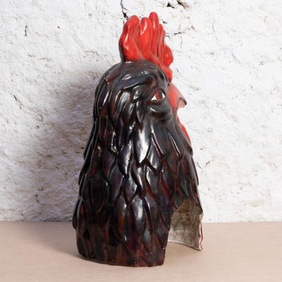 Catalan Folklore Paper Mache Rooster Head, 1980-WM-1166854