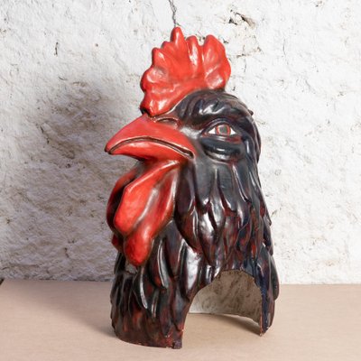 Catalan Folklore Paper Mache Rooster Head, 1980-WM-1166854