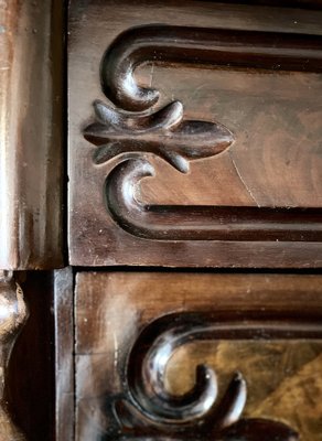 Catalan Mahogany Chest of Drawers, Spain, 19th Century-HDF-1742974