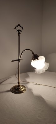 Catalan Modernist Bronze Table Lamp, Spain, 1900s-RGF-1196520