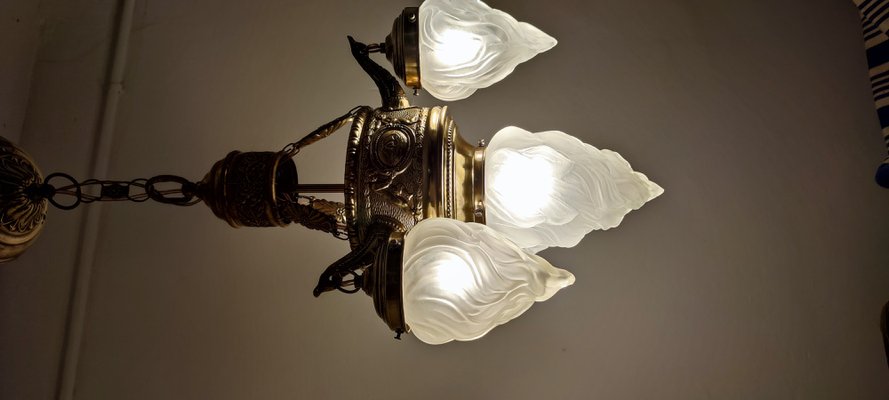 Catalan Modernist Ceiling Lamp, 1930s-RGF-964963