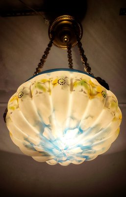 Catalan Modernist Ceiling Lamp, Spain, 1930s-RGF-1312185