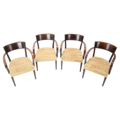 Catalog H-224 Chairs by Jindřich Halabala, Czechoslovakia, 1930s, Set of 4-TZ-1329338