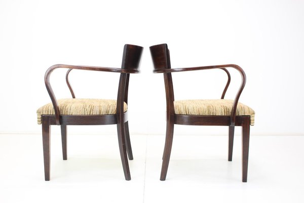 Catalog H-224 Chairs by Jindřich Halabala, Czechoslovakia, 1930s, Set of 4-TZ-1329338